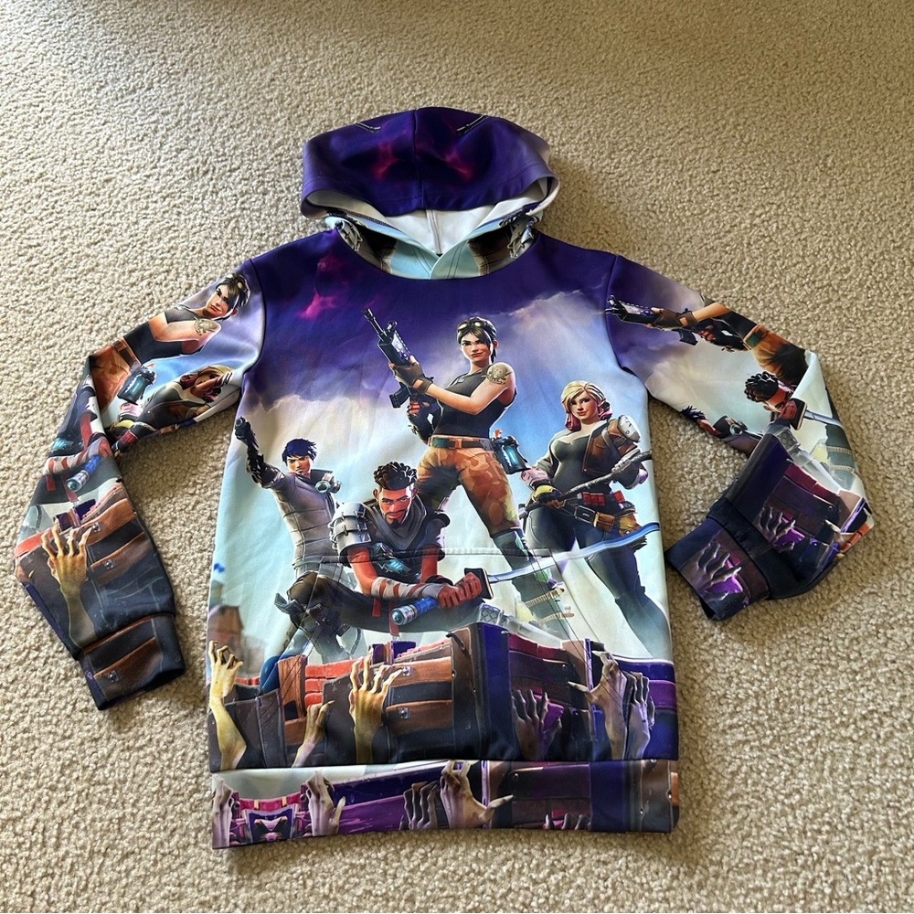 Kids Graphic Hoodie - Boys Fortnite sweater size XL extra large